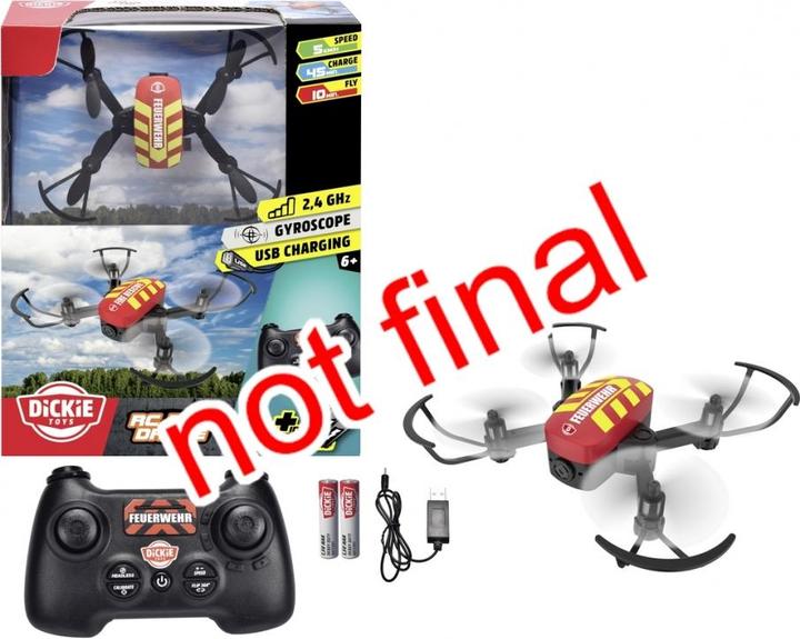 Actual product image Dickie RC Fire Drone, RTR