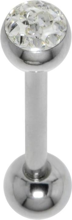 Bijouteria Zungenpiercing (Edelstahl, Kristall, Epoxiharz)
