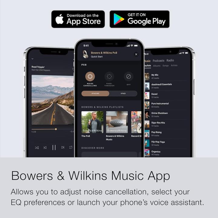 Immagine prodotto Bowers & Wilkins PX8 (ANC, 30 h, Senza fili, Cablato)