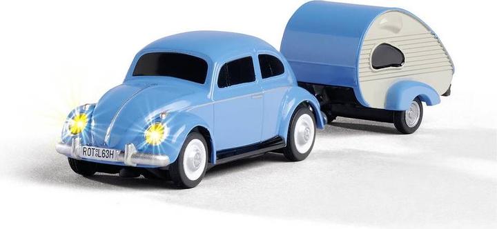 Actual product image Carson 1:87 VW Beetle w. trailer 2.4G 100% RTR (RTR Ready-to-Run)