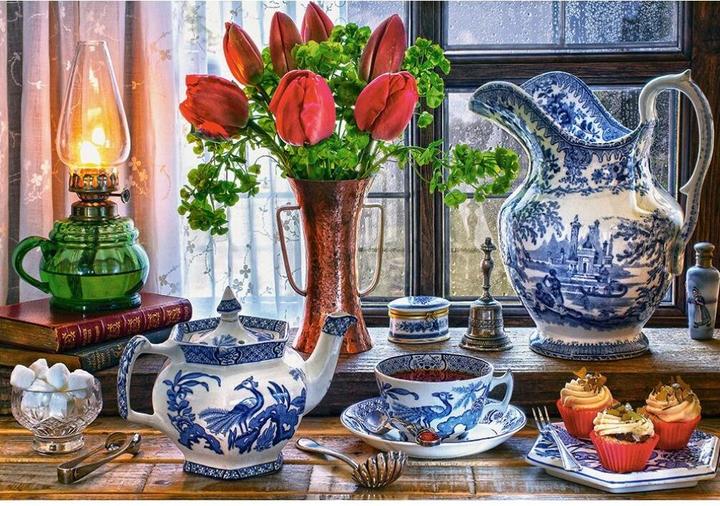 Actual product image Castorland Still Life with Tulips 1500 pcs Puzzle 1500 piece(s) Art (1500 pieces)