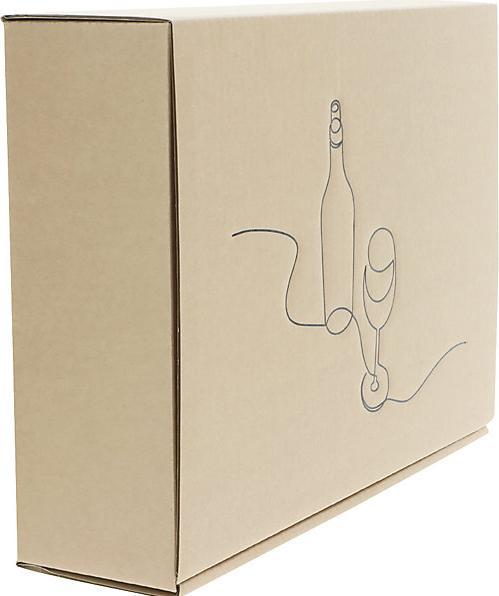Produktbild kaiserkraft Flaschen-Geschenkkarton Wine Line (3 x)