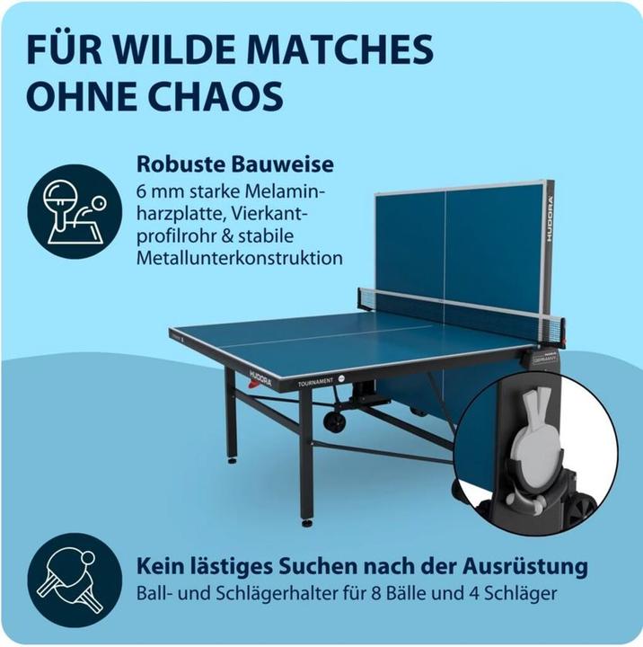 Immagine prodotto Hudora Tavolo da tennis da tavolo per tornei