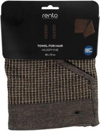 Immagine prodotto Rento Asciugamano Per Capelli Kenno 30x72cm Blac/Beige