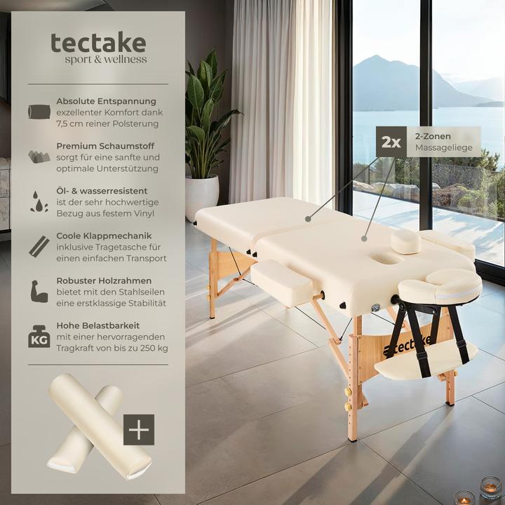 Image du produit tectake Table de massage
