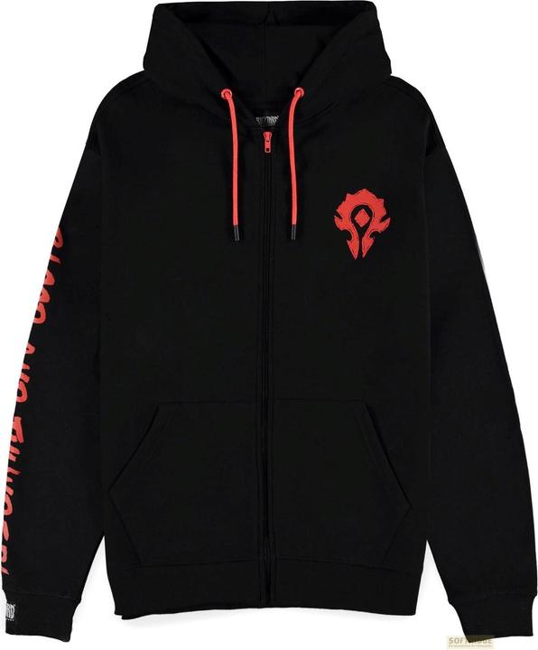 Image du produit Difuzed World of Warcraft - Blood & Thunder - Sweat à capuche zippé pour homme - M (M)