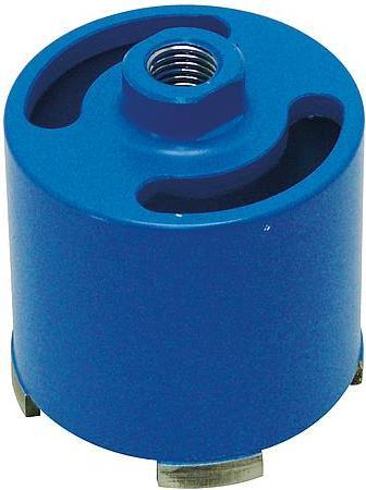 EGB DiamantDosensenker 68mm Blau mit AbsaugschlitzenAnschluss M16 (68 Millimeter)
