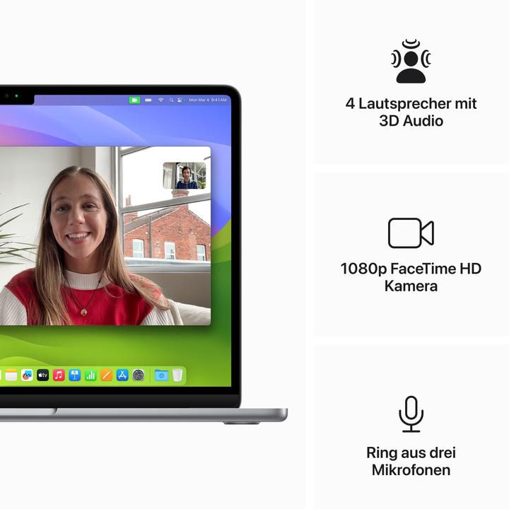 Produktbild Apple MacBook Air – 2024 (13.60", M3, 24 GB, 2000 GB, DE)