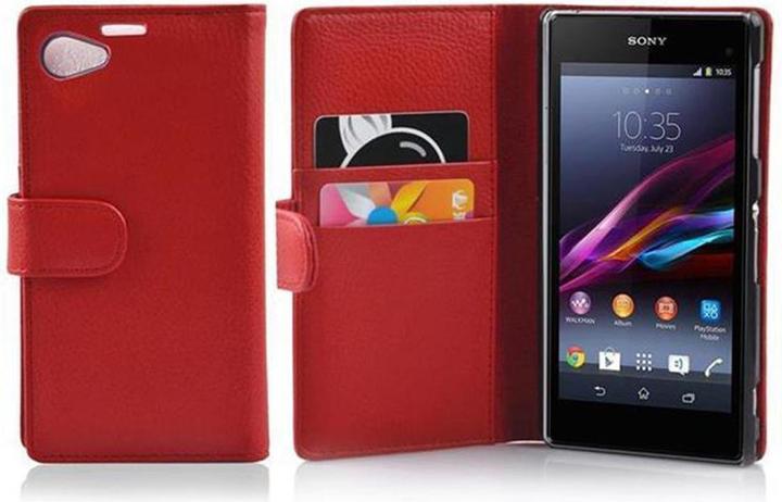Produktbild Cadorabo Book mit Struktur Cover (Sony Xperia Z1 Compact)
