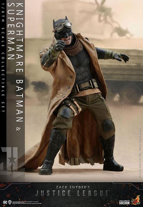 Actual product image Hot Toys Zack Snyder's Justice League "Knightmare Batman & Superman" 1/6 Scale Figure Set
