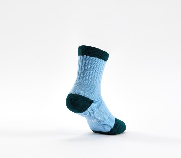 Image du produit Decathlon Chaussettes De Sport Enfant Hautes Rs 500 Blanc Bleu Lot De 3 (31, 34)