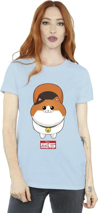 Immagine prodotto Disney Big Hero 6 Baymax Kitten Face Maglietta Ampia Donna (S)