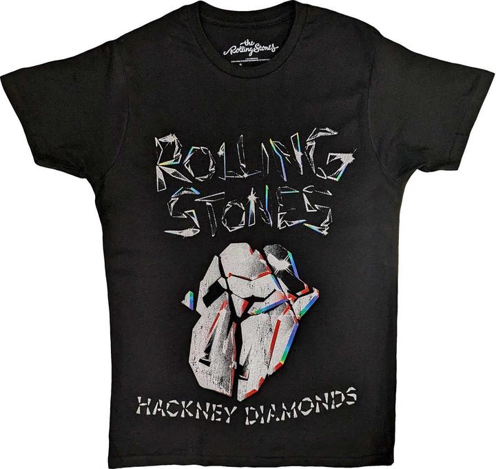 Immagine prodotto The Rolling Stones Maglietta unisex adulto Hackney Diamonds Faded Logo (M)