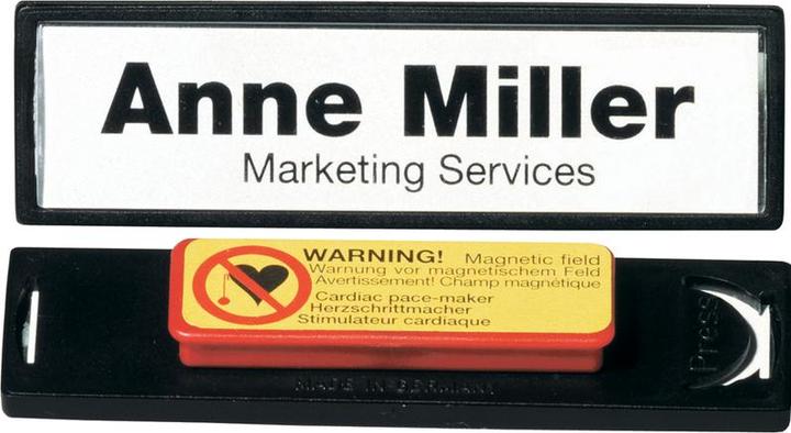 Actual product image Durable Name badges Clip-Card