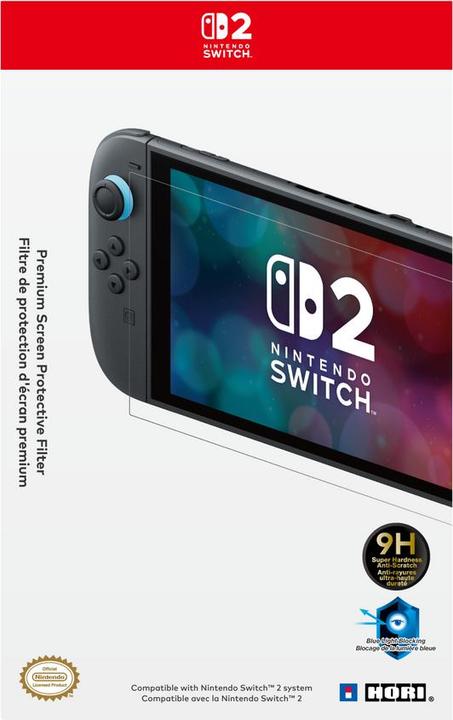 HORI NSW2 Screen Protection Premium Schutzfolie offiziell lizenziert (Switch 2)