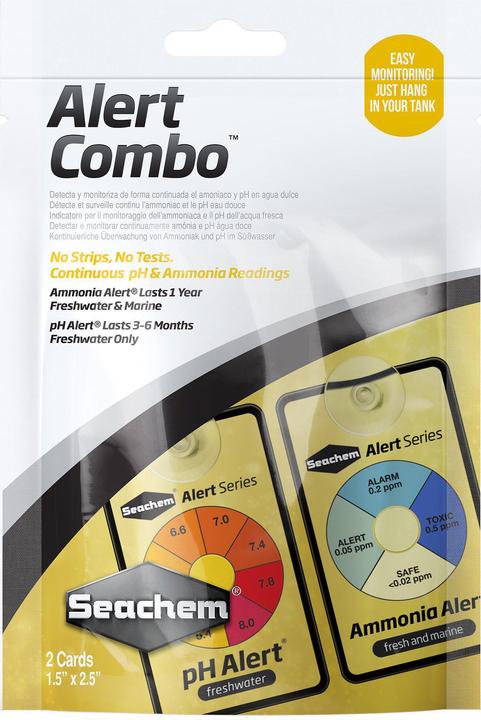 Actual product image Seachem Alerts Combo Pack 6 Month Ph/Ammonia - (159.0012)