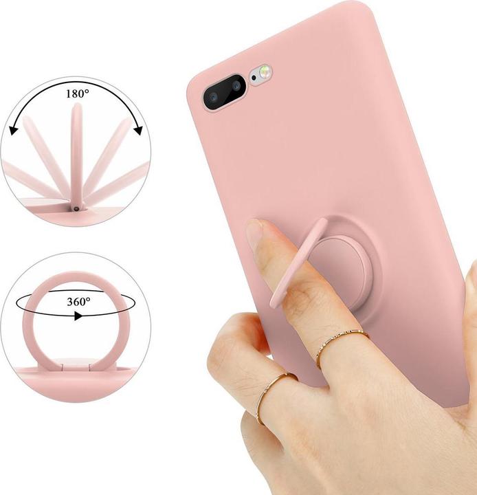 Actual product image Cadorabo TPU Liquid Ring Silicone Case Cover (Apple iPhone 7 Plus, Apple iPhone 7s Plus)