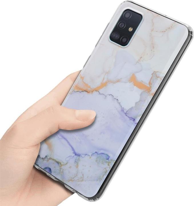 Actual product image Cadorabo IMD TPU Colorful Marble Cover (Samsung Galaxy M40s)