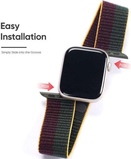 Produktbild Dux Ducis Sport Series Armband (42 mm, 44 mm, 45 mm, Nylon, Apple Watch Series 1, Apple Watch Series 2, Apple Watch Series 3, Apple Watch Series 4, Apple Watch Series 5, Apple Watch Series 6, Apple Watch Series 7, Apple Watch Series 8, Apple Watch Series 9, Apple Watch SE)