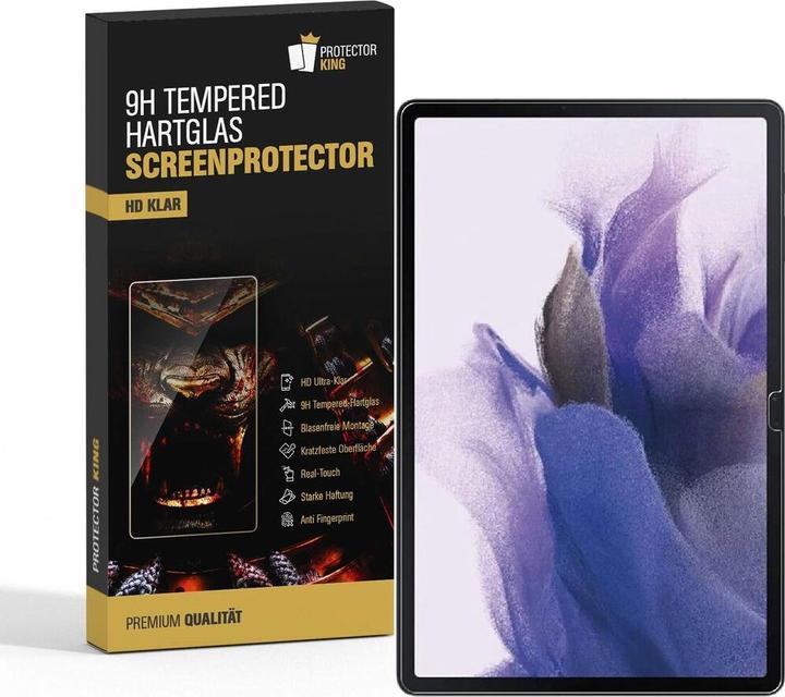 Produktbild Protectorking 1x echtes Tempered 9H Panzerhartglas 3D KLAR (1 Stück, Galaxy Tab S7)