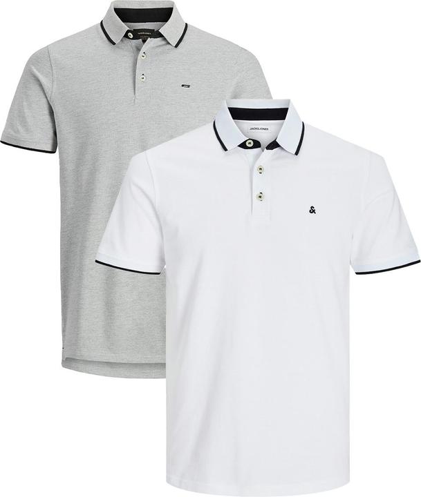 Produktbild Jack & Jones 2er Pack Paulos - Slim Fit Poloshirt (L)