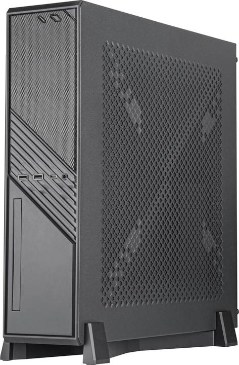 Produktbild Silverstone SST-ML12B Milo Slim HTPC Slim & compact Mini-ITX Computer Case (Mini-ITX)