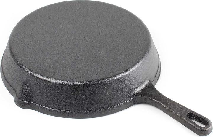 Produktbild Wiltec Feuerpfanne Gusseisen Ø20cm Bratpfanne Stiel Grillpfanne Outdoor Schmorpfanne