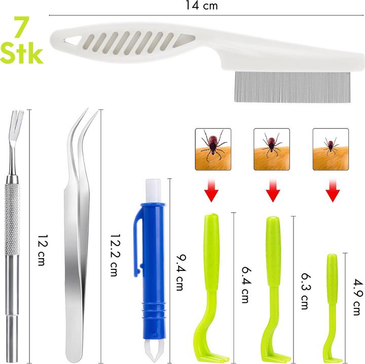 Produktbild Suba Zeckenentferner Set (Hund)