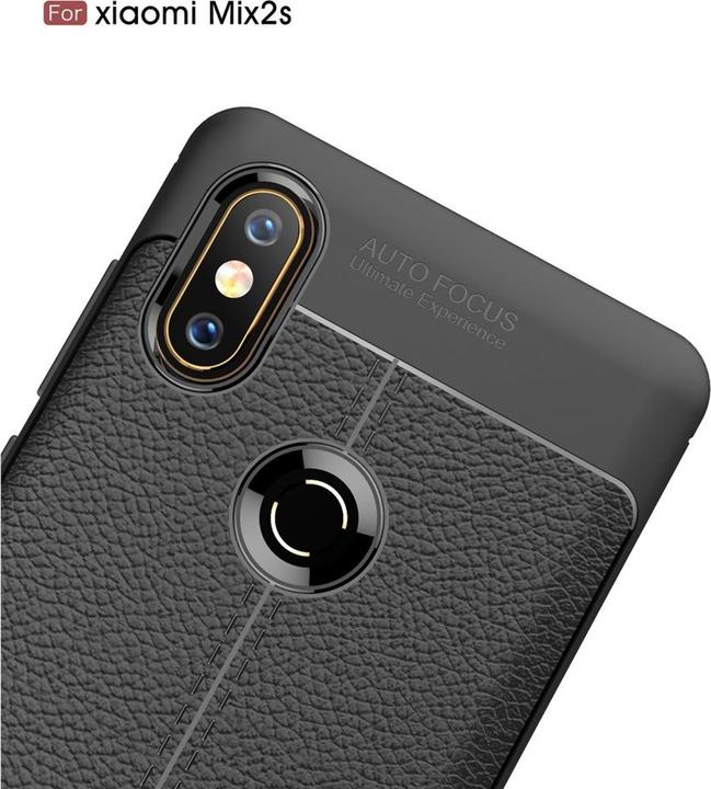 Produktbild Screenguard Xiaomi Mi Mix 2S Hülle Leather Design TPU Cover (Xiaomi Mi Mix 2S)