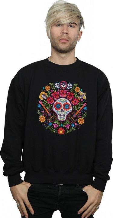 Immagine prodotto Disney Coco Embroidered Skull Print Felpa Uomo (M)