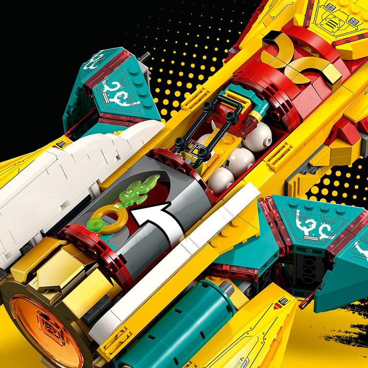 Actual product image LEGO Explorer spaceship (80035, LEGO Monkie Kid, LEGO Rare Sets)