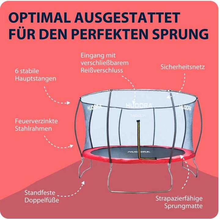 Image du produit Hudora Trampoline Fantastic 400V (400 cm)
