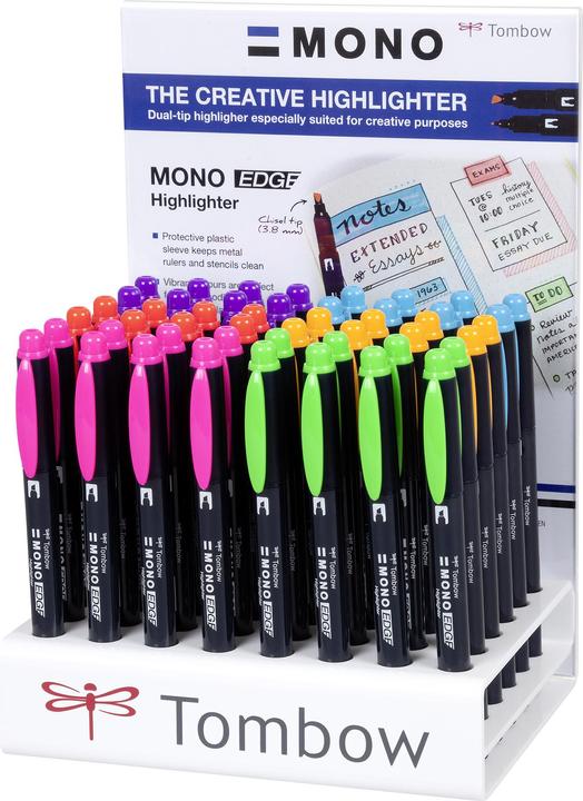 Actual product image Tombow Mono Edge highlighter (Assorted, 48 x)