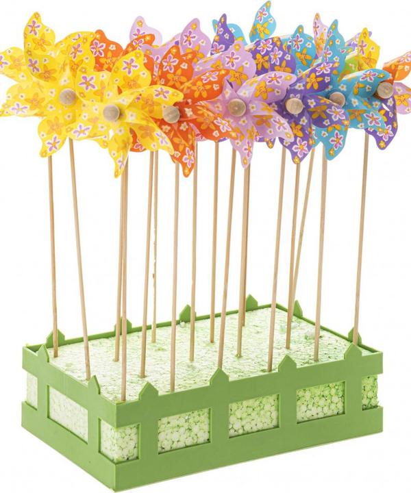 Glorex Windrad 9x28cm farbig sort.