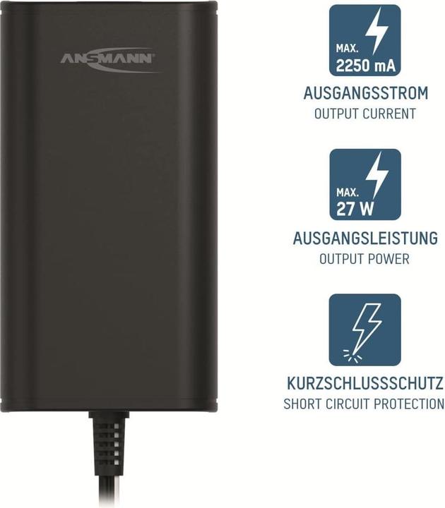 Image du produit Ansmann APS 2250 H Voyageur NOUVEAU max. 27 W (27 W)