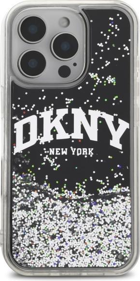 Produktbild DKNY DKHCP16LLBNAEK iPhone 16 Pro 6.3" black/black hardcase Liquid Glitter Arch Logo (Apple iPhone 16 Pro)
