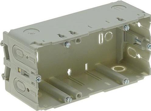 Actual product image EGB Panel mounting box 55mm 2gang 38245501 (7.10 cm)