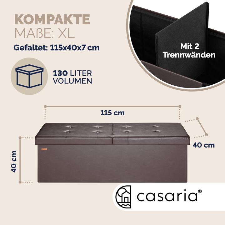 Produktbild Casaria Sitztruhe (115 cm)