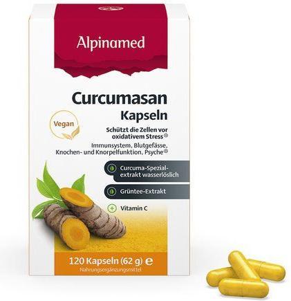 Produktbild Alpinamed Curcumasan Kapseln (120 Stück, Kapseln, 100 g)