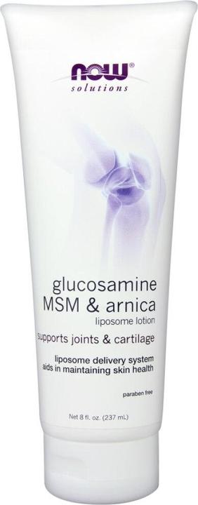 Now Foods Glucosamin, MSM & Arnika Liposomen-Lotion - 237 ml. (237 ml)