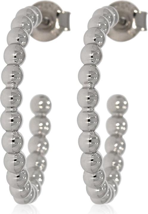 Produktbild Xen Steckcreolen Kugeldesign rhodiniert (925 Sterling Silber)