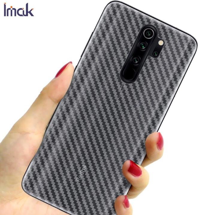 Produktbild Imak Xiaomi Redmi Note 8 Pro - PVC Rücken Schutzfolie Carbon Look (1 Stück, Xiaomi Redmi Note 8 Pro)