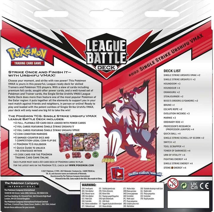 Actual product image Pokémon League Battle Decks (English, Deck)