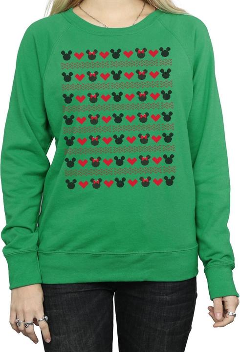 Produktbild Disney Mickey And Minnie Christmas Hearts Sweatshirt (S)