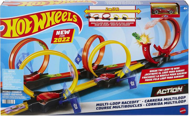 Actual product image Hot Wheels Multi-Loop Race Off