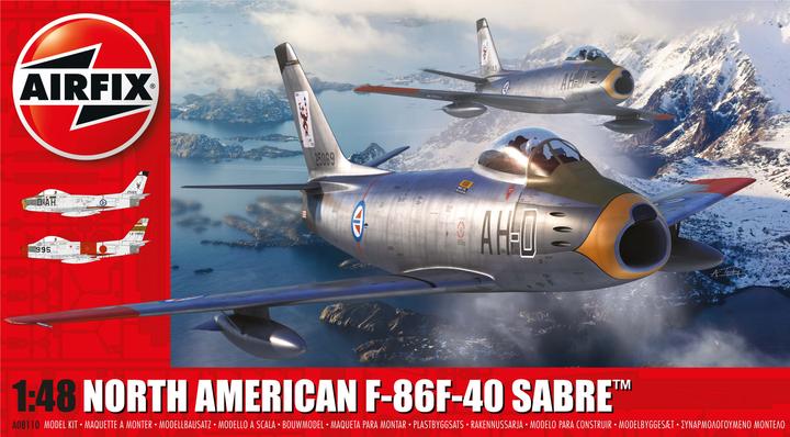 Actual product image Airfix North American F-86F-40 Sabre