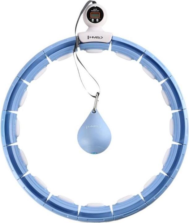 Actual product image HMS Hula Hop HHM15 with magnet and weight blue + counter (44 cm)