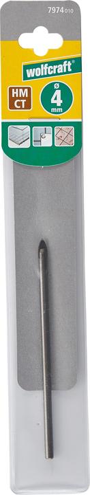 Immagine prodotto wolfcraft Trapano per vetro e piastrelle 4 mm 7 (4 mm)