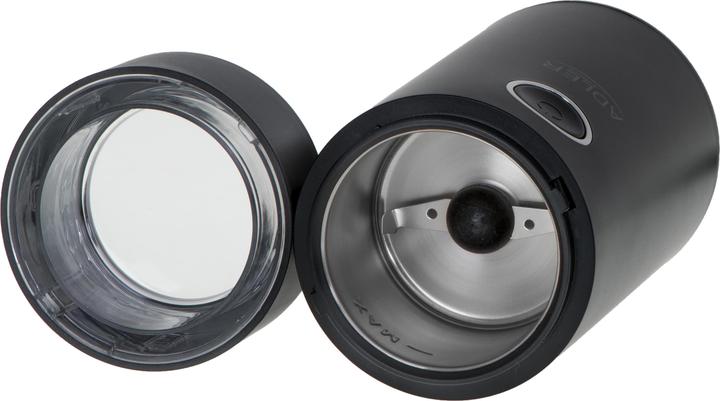 Actual product image Adler Coffee grinder AD4446bs 150 W, Coffee beans capacity 75 g, Lid safety switch, Juodas (EU plug)