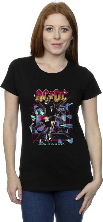 Actual product image AC/DC Womens/Ladies Blow Up Your Video Jump Cotton T-Shirt (XL)